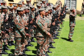 Cape Town Highlanders honour guard